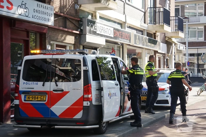 Fietser geschept door personenwagen