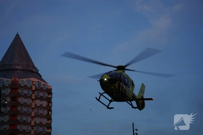 Veel bekijks bij landing van traumahelikopter