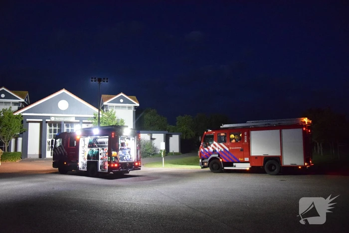 Kleine brand bij receptie van vakantiepark