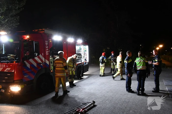 Brandweer groots ingezet voor brandmelding in zorgcomplex