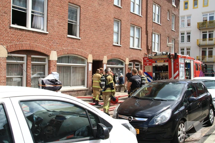 Brand in appartementencomplex