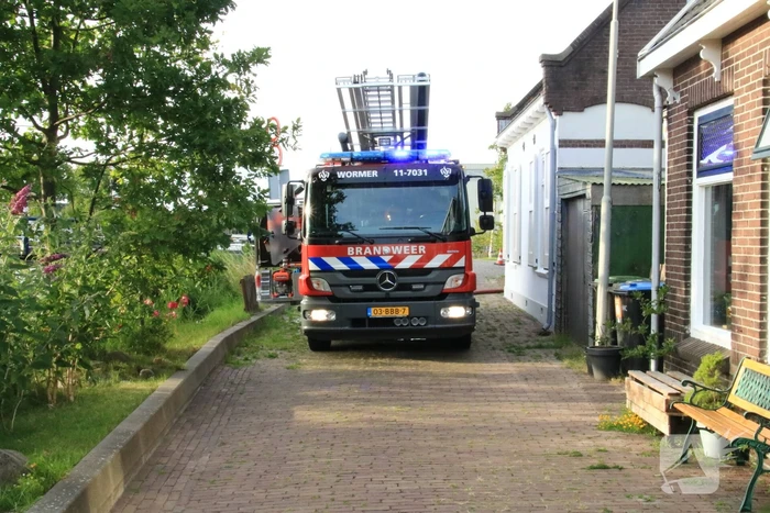 Grote uitslaande woningbrand