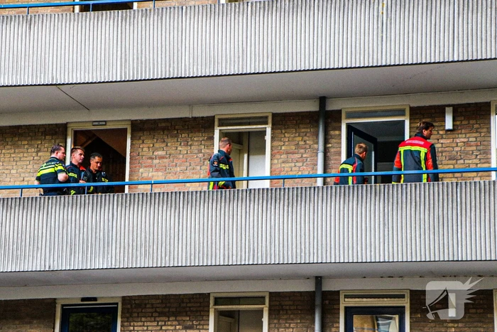 Brand op balkon snel geblust