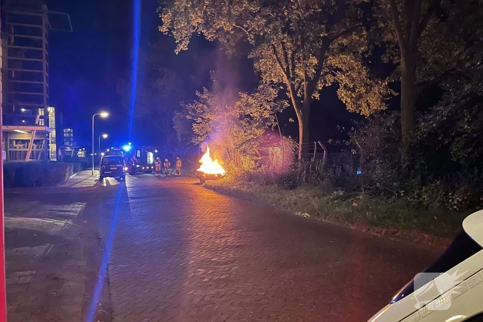 Brand in aanhangwagen