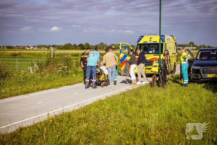 Traumahelikopter landt voor ongeval met kind