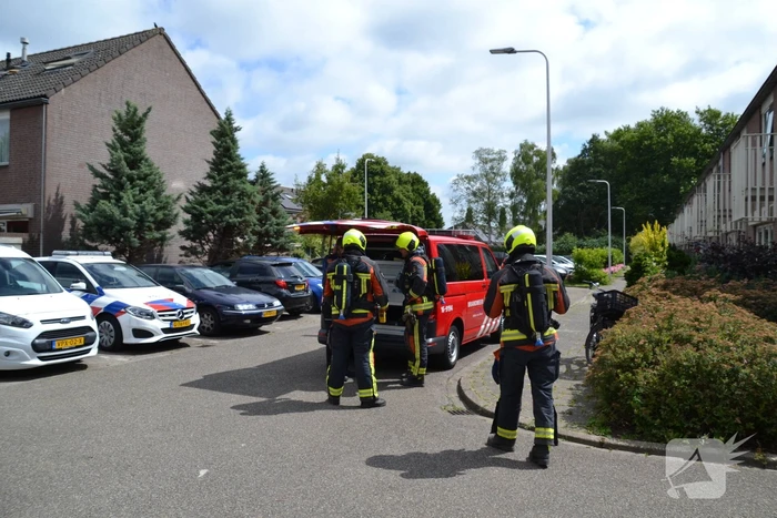 Gaslucht in woning zorgt voor inzet brandweer