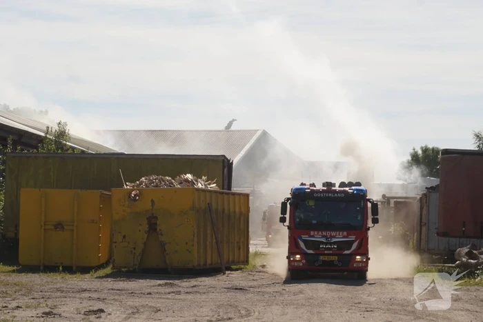 Grote brand in houtzagerij