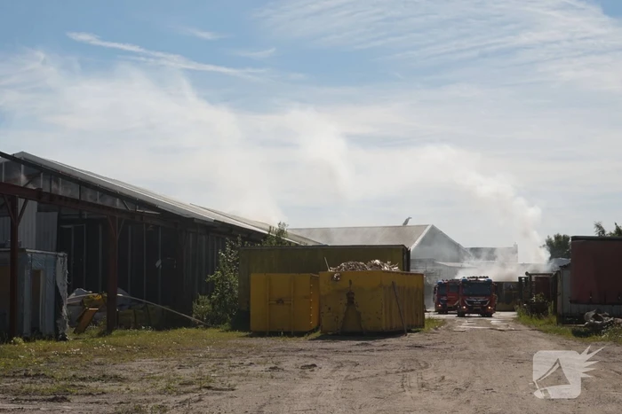 Grote brand in houtzagerij