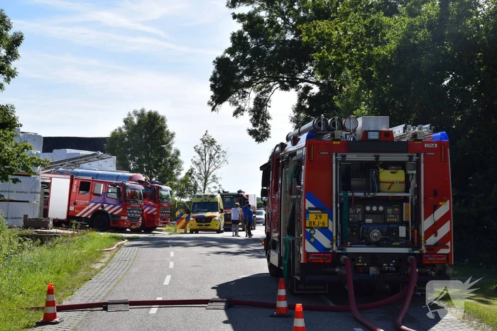 Grote brand in houtzagerij