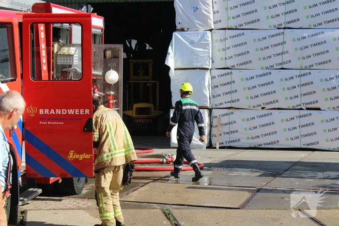 Grote brand in houtzagerij