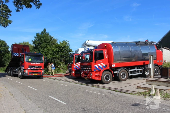 Grote brand in houtzagerij
