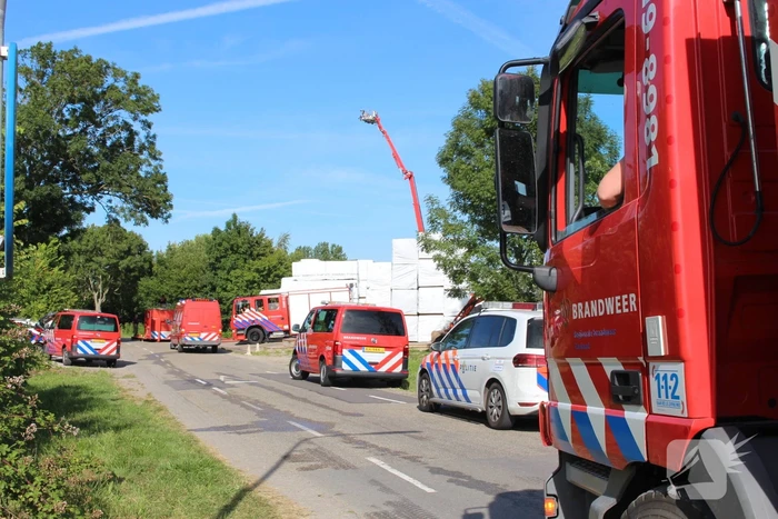 Grote brand in houtzagerij