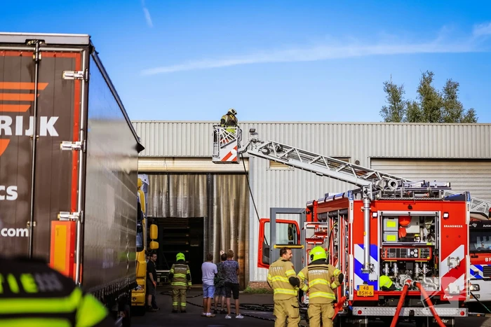 Brand bij metaalbedrijf