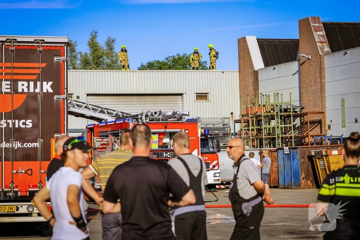 Brand bij metaalbedrijf