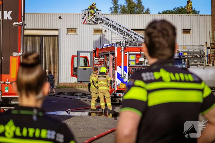 Brand bij metaalbedrijf