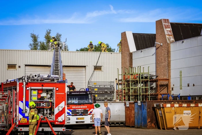Brand bij metaalbedrijf