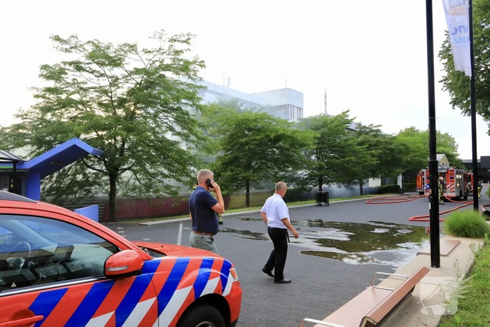 Felle brand in elektrakast op mediapark