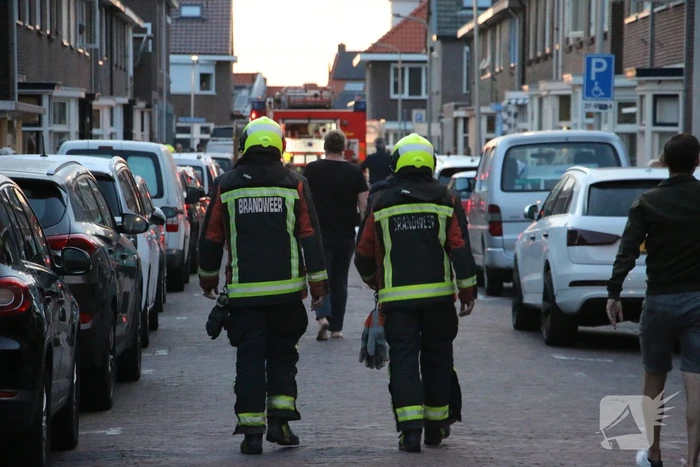 Brand in aanbouw snel geblust
