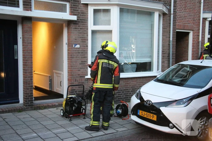 Brand in aanbouw snel geblust