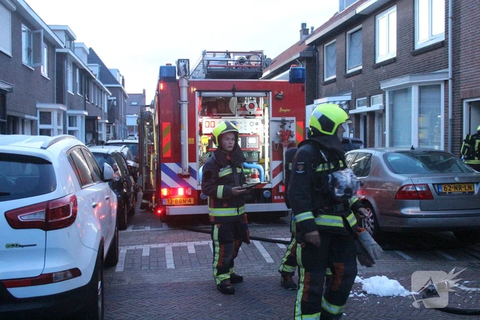 Brand in aanbouw snel geblust