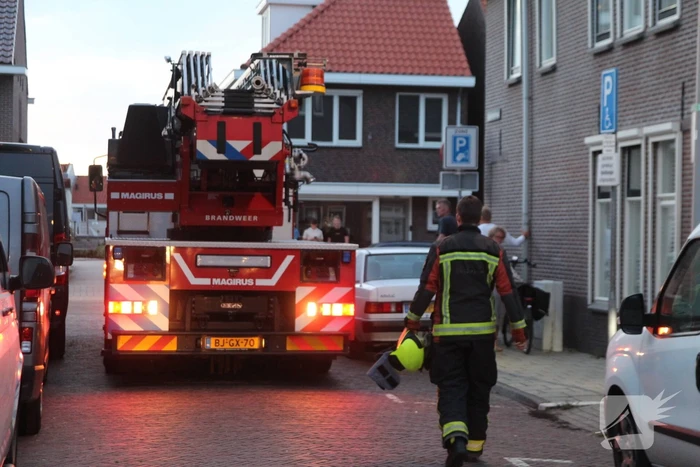 Brand in aanbouw snel geblust