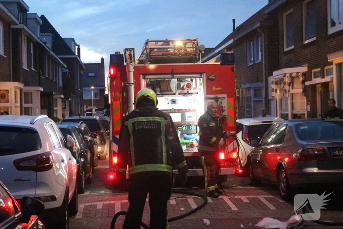 Brand in aanbouw snel geblust