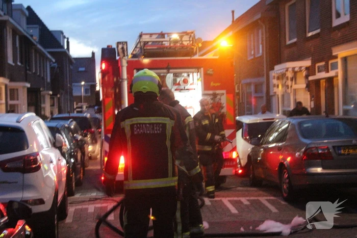 Brand in aanbouw snel geblust