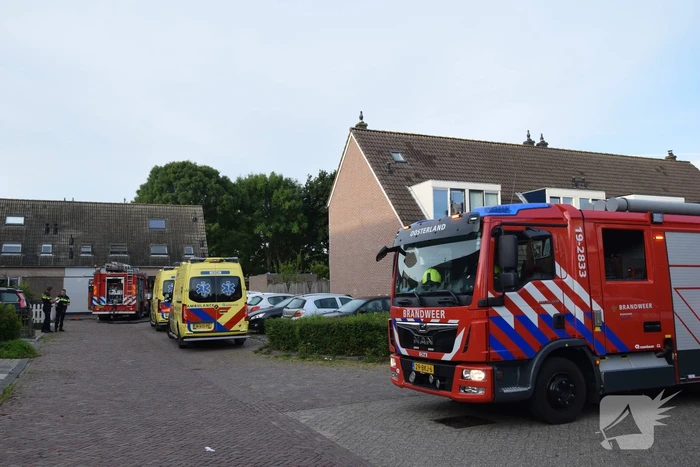 Twee gewonden bij brand in woning