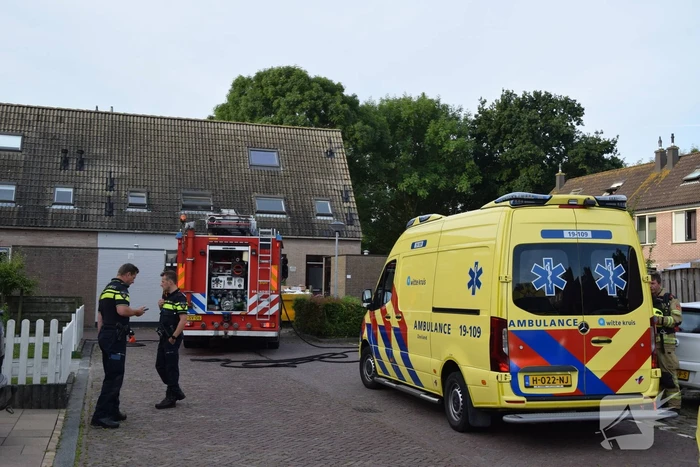 Twee gewonden bij brand in woning