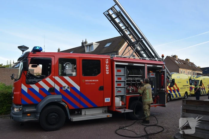 Twee gewonden bij brand in woning