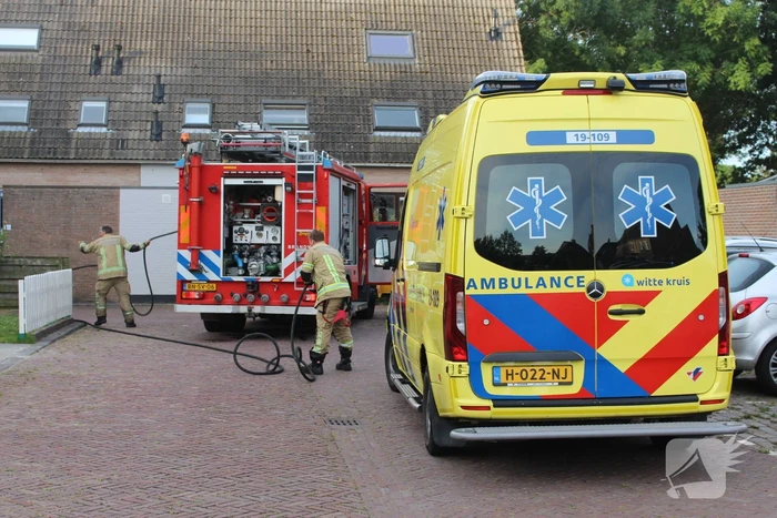 Twee gewonden bij brand in woning