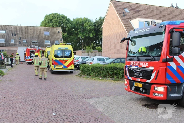 Twee gewonden bij brand in woning