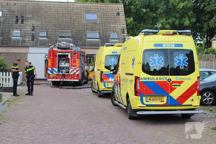 Twee gewonden bij brand in woning