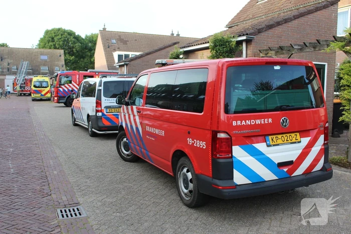 Twee gewonden bij brand in woning