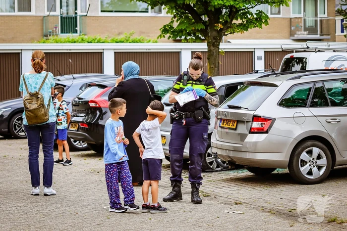 Geparkeerde auto in brand gestoken