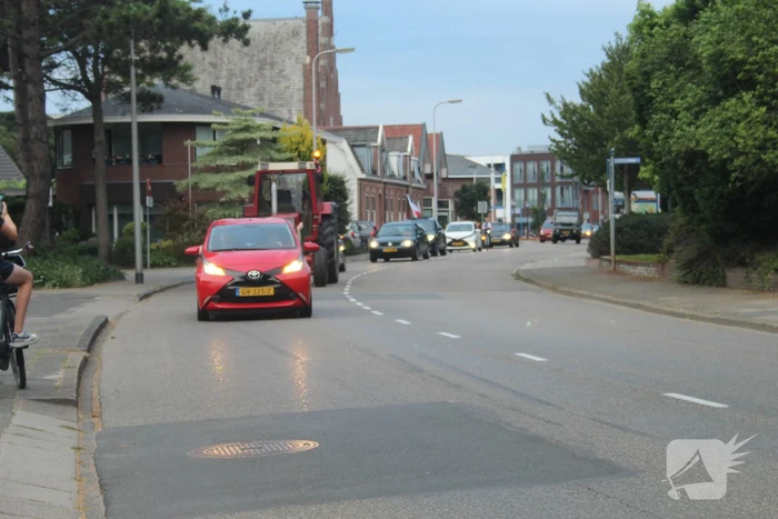 Wederom boeren in protestoptocht
