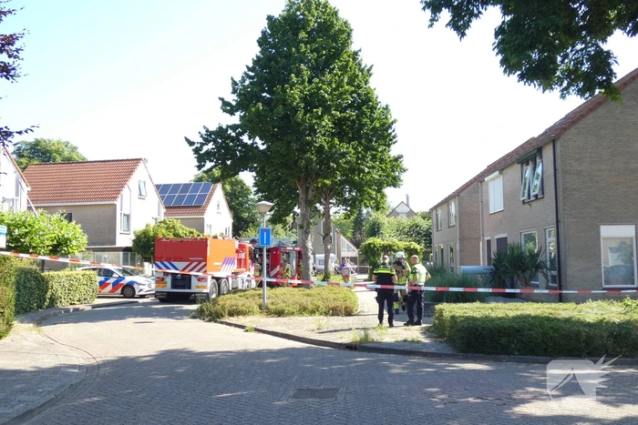 Brand in schuur van woning