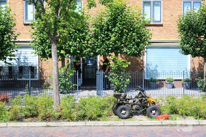 Quad volledig uitgebrand