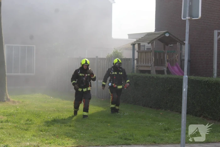 Uitslaande brand in garagebox