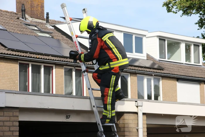 Uitslaande brand in garagebox