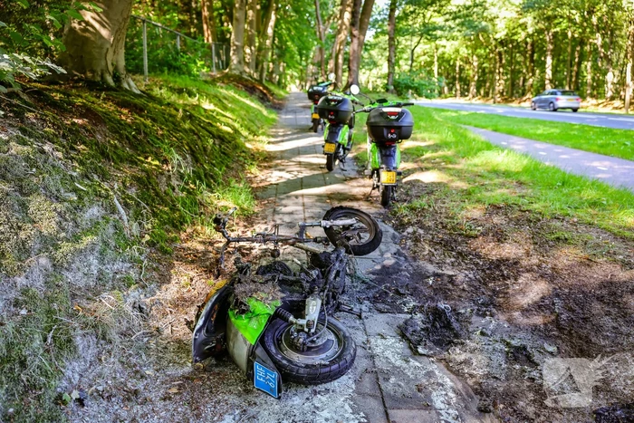 Opnieuw een Go Sharing-deelscooter in de hens