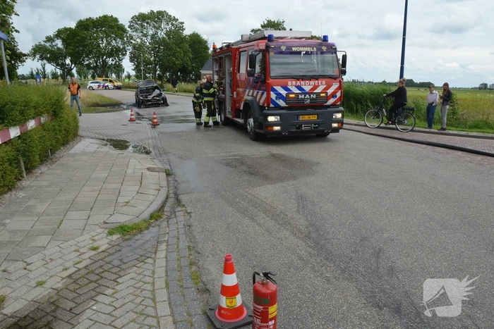 BMW volledig uitgebrand