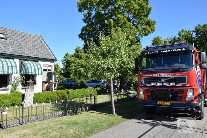 Isolatie vat vlam door wegbranden van verf