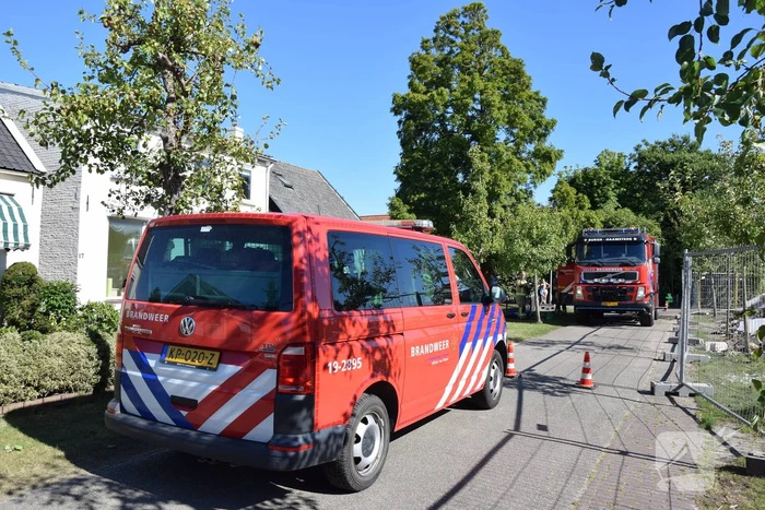 Isolatie vat vlam door wegbranden van verf