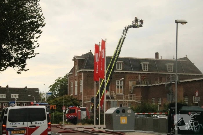 Veel rook bij brand in leegstaand pand