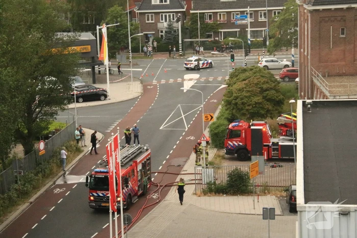 Veel rook bij brand in leegstaand pand
