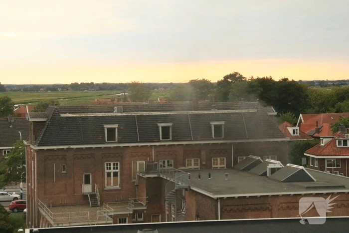 Veel rook bij brand in leegstaand pand