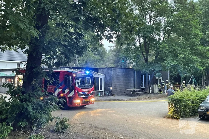 Ontruiming bij brand in restaurant