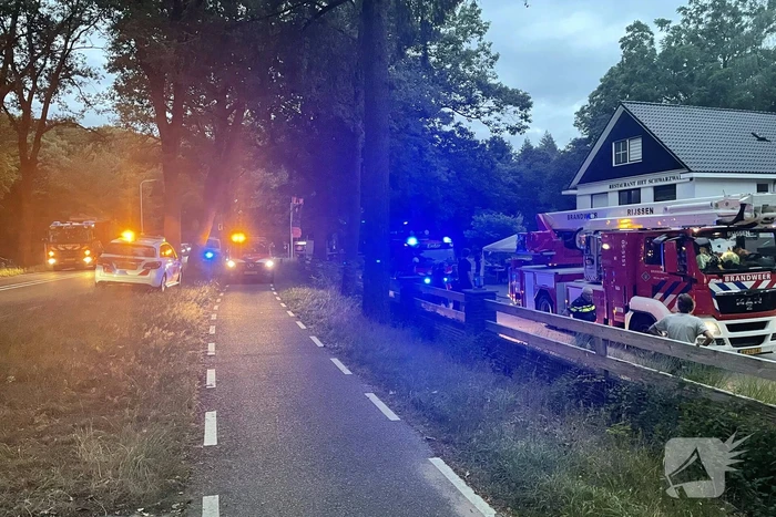 Ontruiming bij brand in restaurant