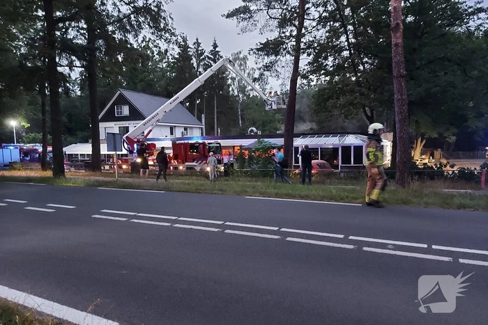 Ontruiming bij brand in restaurant